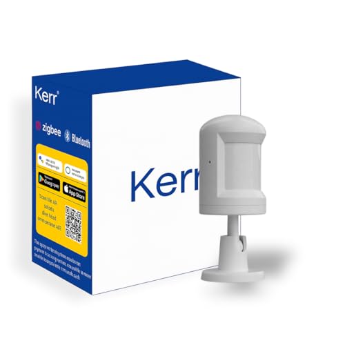 Image of Kerr Smart Sensor | Requires Tuya Zigbee 3.0 Hub, Intruder Alarm, Trigger Functions, Supports Alexa & Google Home Assistant. (PIR Motion + Brightness WiFi)