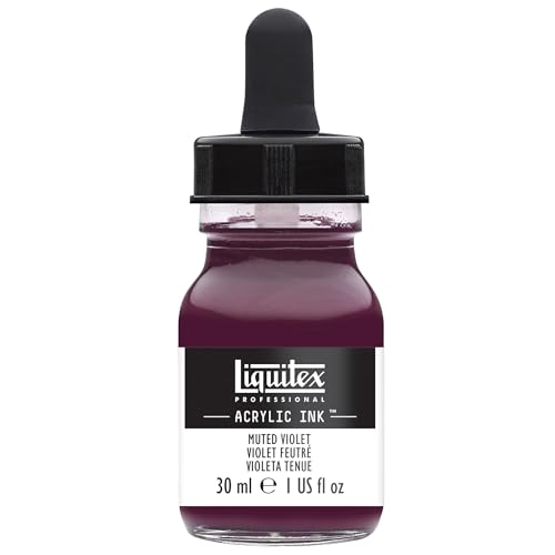 Liquitex Professional Acrylic Ink, 1-oz (30ml) Jar, Muted Violet