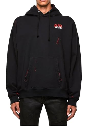 Sweatshirt S-Ummer N71 Diesel noir idéal pour le look casual