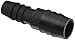 Thogus Polyethylene Tube Fitting, Coupler, Black, 5/8" Barbed (Pack of 10)