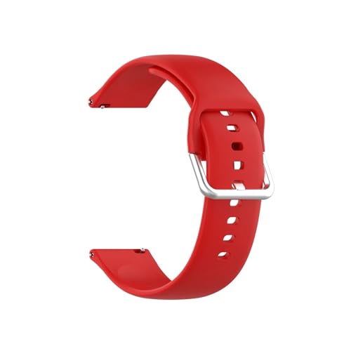 20mm�V���J�Q���x���g�ɓK������Lenovo Watch S/S2 Pro/X Plus�r���v�A�N�Z�T���[(Red,For Lenovo watch S)