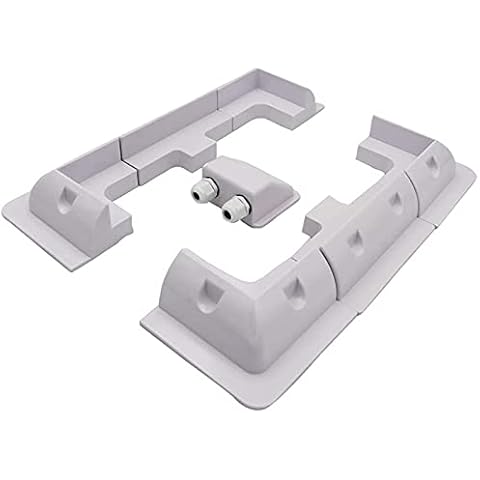Soportes de ABS VIVLLEN para paneles solares sin agujeros Cover