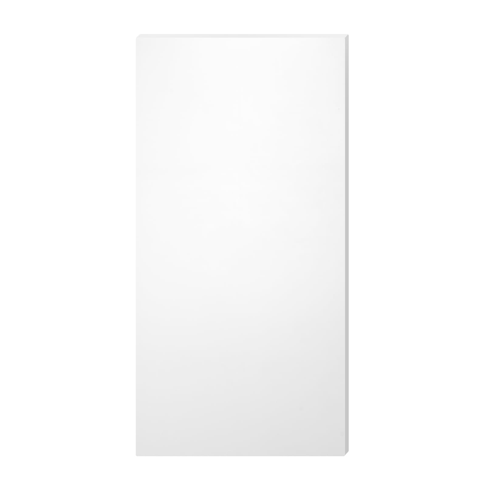 VEVOR Lámina de Plástico HDPE 1 Pieza Panel de Plástico de Polietileno Alta Densidad 610 x 1219 mm Grosor de 13 mm Personalizables para Manualidades, Equipos Industriales Alta Resistencia, Blanco