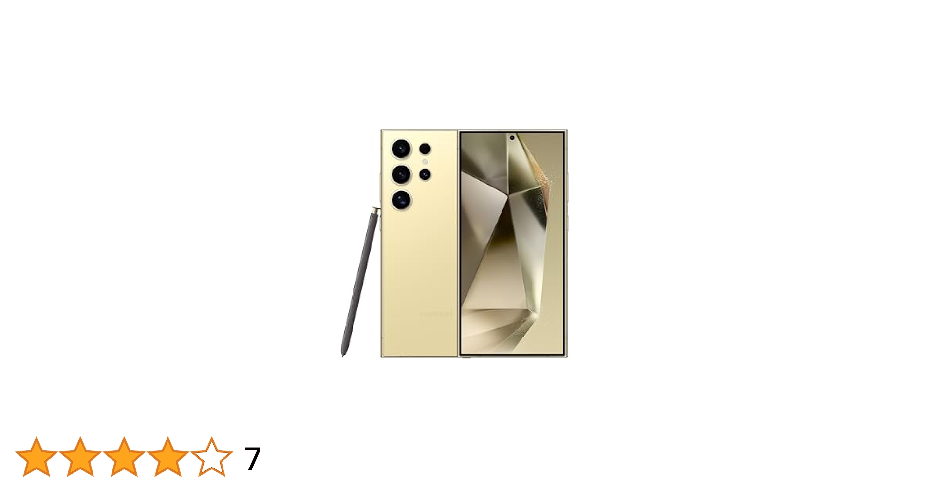 Samsung Galaxy S24 Ultra 5G - Titanium Yellow 256GB, AI