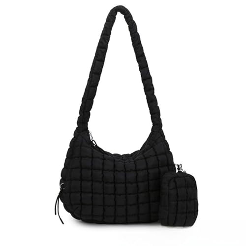Puffer Tote Bag for Women Quilted Bubble Beach Crossbody Bag for Free people Large Shoulder Hobo Puffy Trendy Padding Handbag