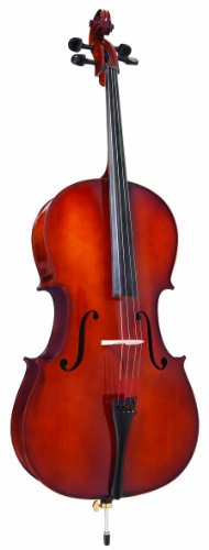 Antoni Debut Cello Outfit-1/2, Red, Half Size (ACC35 1/2)