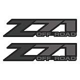 GOLD HOOK Z71 Off Road Decals Stickers fit Chevy Silverado - F (2001-2006) Bed Side 1500 2500 HD Premium Series (Metallic Finish)