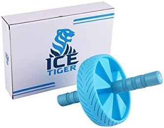 Ice Tiger Ab Roller Wheel - Exercise Equipment - Workout Wheel - Abdominal Strength Machine - Home Gym - Abs Trainer - Core Strengthening Machine - Fitness Training Ab Roller