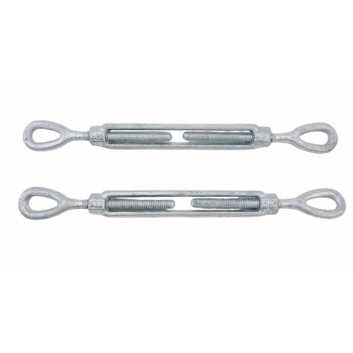 2 Piezas Tensores Ojal Ojal de 5/16" x 4-1/2" Acero Inoxidable T316 Galvanizado miniatura 1