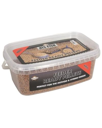 Dynamite Big Fish Feeder Ready Pellets | 2mm 1.2kg | Match Carp Fishing Bait | Stick Perfectly to Any Feeder Straight out of the Bucket | Resealable | (Krill, 1.2kg)