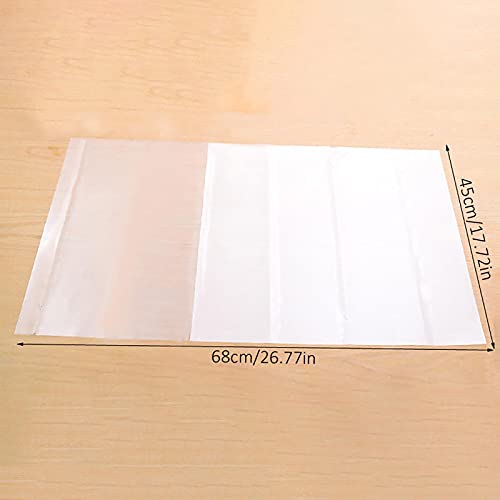 Ypeng Kitchen Backsplash Wall Protector Clear Contact Paper Oil-Proof Water-Proof Removable Wallpaper Door Protector From Dog Scratching Backsplash Behind Stove Stickers 26.77×17.72 Inch #TOP6