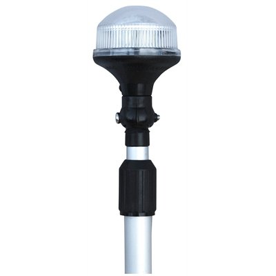Boat Marine LED Telescoping All Around 360° Stern Light with Base 24