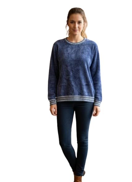 Women Sweater for Winter Velvety Texture Warm Stretch Relaxed Fit Sweaters for Women Winter Casual Wear Grey-image-35