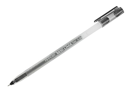Bolígrafo de gel básico, punta extra fina 0.5 mm, paquete x10 miniatura 2