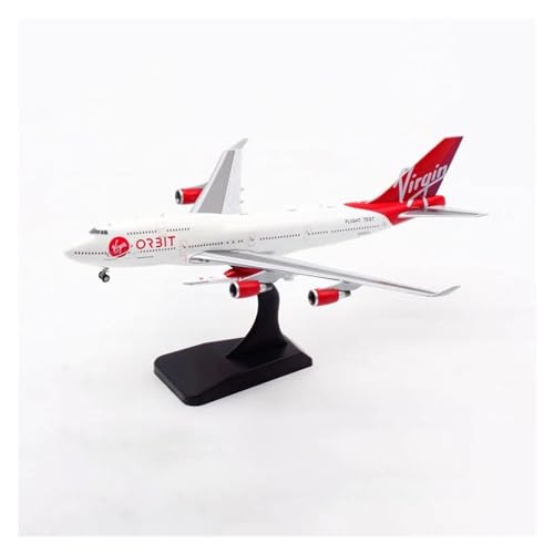 Modelo de avión Virgin Atlantic B747-400 a escala 1/400 con acabados de aleación exquisitos