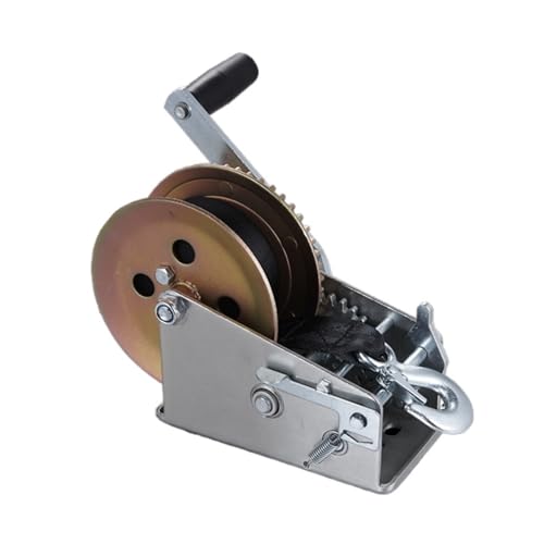 Winche manual para barco con correa de 10 m y capacidad 2500 lb miniatura 2
