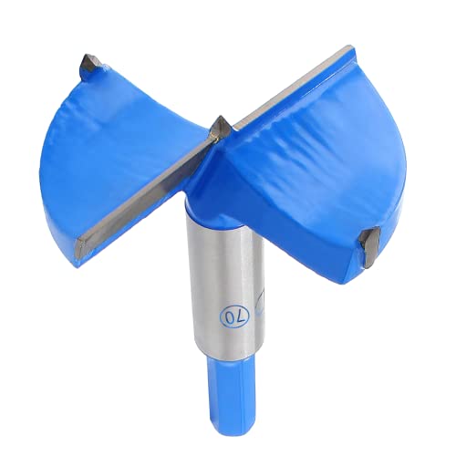 Qjaiune 2-3/4 Inch / 70Mm Forstner Drill Bit, 2.75 Inch Boring Bit Cutter Tungsten Carbide Wood Hole Saw Auger Opener, Woodworking Hole Opener Hinge Hole Cutter For Wood, Plastic, Plywood #TOP16