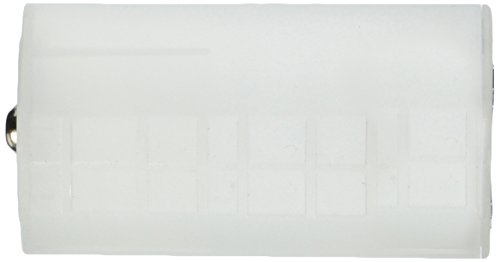 Foxnovo Portable 2 Size AA to Size D Battery Adapter Converter Case - 8 pcs/set (Transparent)