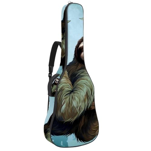 Sac de transport étanche pour guitare acoustique avec couche de protection