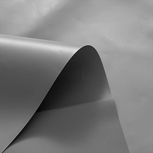 Image of Barossa Design Gray Shower Curtain Liner with 6 Magnets - Heavy Duty Waterproof PEVA Shower Liner for Bathroom, 72 inch x 72 inch Standard Size, Metal Grommets - Dark Gray, 72x72