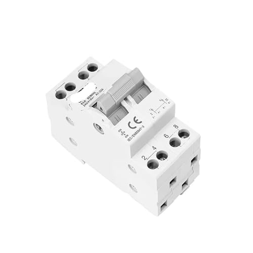 Isolateur CA 1P 2P 3P 4P interrupteur sectionneur manuel double alimentation 63A