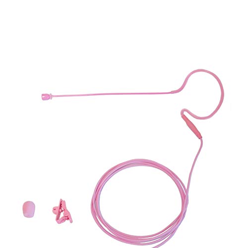 Av-jefes Avl630PKLS Pink Color Earhook Mini Headset Microphone for Sennheiser Wireless Microphone