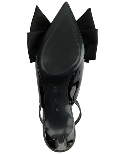KARL LAGERFELD Women's Sharla Pointed Toe Slingback Pump with Oversized Bow Heeled Sandal3