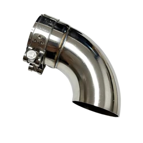 Embouts d'échappement 57mm coudés pour rénover votre voiture de loisir