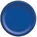 Bright Royal Blue Paper Plates, 8 1/2