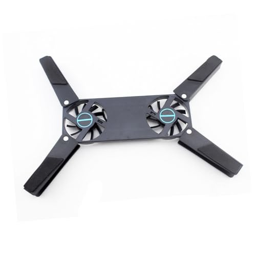 Soporte para laptop con 2 ventiladores USB y diseño plegable miniatura 5