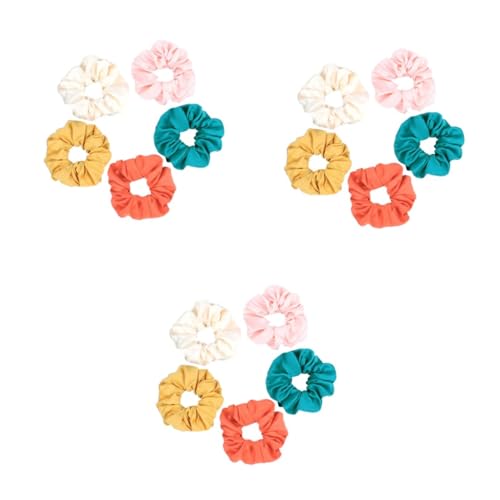 Élastiques à cheveux satiné FRCOLOR pour femme : accessoires de mode cheveux épais