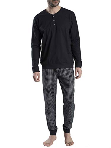 Schiesser Schlafanzug Lang Pigiama Uomo