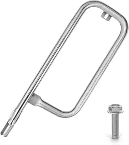 GLARETEX 60040 Edelstahl Brenner Tube Zubehör für Weber Q100 Q120 Q1000 Q1200 Gasgrill