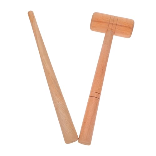 CIYODO Ring Adjuster: Wood Jewelry Hammer With Adjusting Rod - Multi-functional Jewelry Making Kit For Expanding Shaping And Repairing Rings