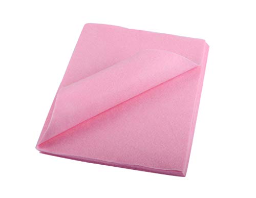 YYCRAFT Craft Soft Felt Sheets 9 Inch X 12 Inch - 24 Pcs Pack, Pink
