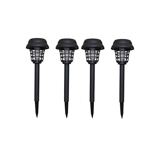 4 piezas de luz Led con energía Solar, lámpara para matar insectos y plagas de mosquitos, suministros antimosquitos para jardín, luz para matar mosquitos