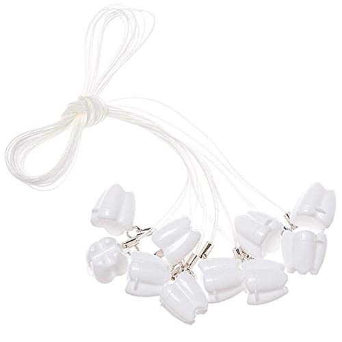 10 stks Tanden Bespaart Doos, Baby Plastic Mini Tand Organizer voor Kinderen Meisjes (wit) - Image 3