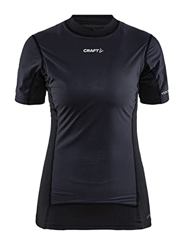 Craft Active Extreme X Wind SS W Haut pour Femme Noir/Granit Taille L
