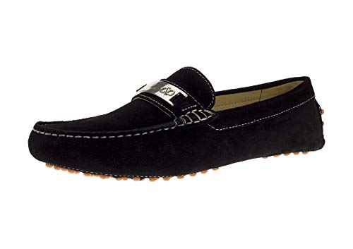 DTI BB Signature Drefinno Mens Suede Leather Shoes Slip-On Driving Shoe Loafer