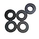 Ferrit Magnete Ringmagnete 40 x 20 x 10 mm 5 Stück Keramik Magnet mit Loch unbeschichtet Schwarz Starke Magnetring Große Industriemagnete Hartferrit Lochmagnete für Handwerk DIY