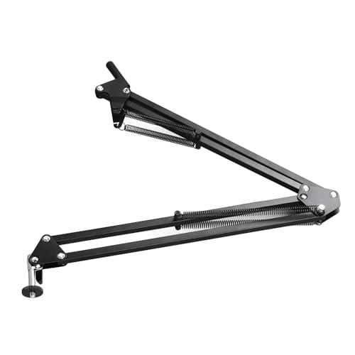 Soporte de Brazo Articulado para Microscopio Plegable Telescópico con Anillo de Fijación de Lente de 50 Mm, Resistente, Rotación de 360 ​​° para Cámara Industrial, Estable y sin