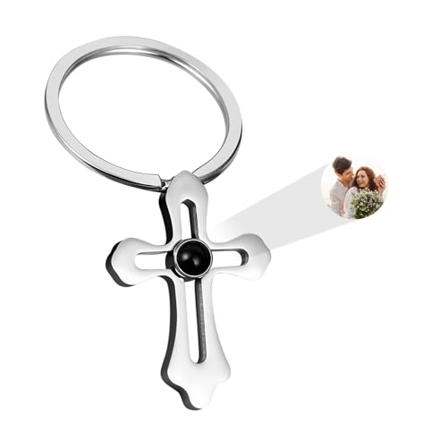 Hejvhb Personalized Projection Keychain With Picture...