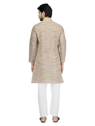 Image of Men's Khadie Cotton Relaxed Straight Kurta