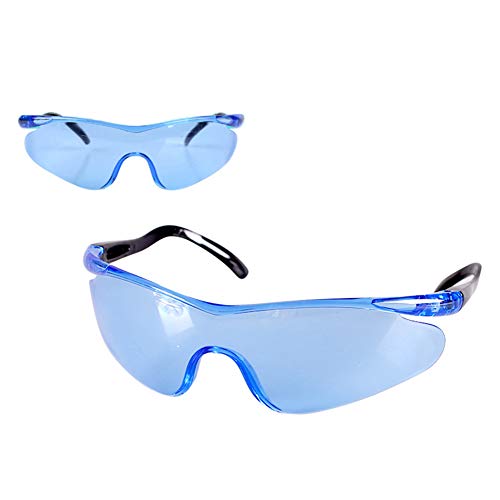 ARTIFUN Safety Glasses Kids Protective Goggles Outdoor Windproof Dust-Proof Eyewear Glasses Transparent Lens Blue