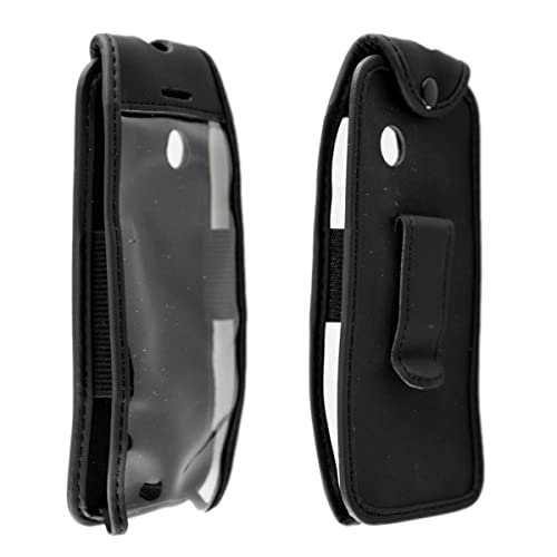 caseroxx Leather-Case with belt clip compatible with Cat B40 made from genuine leather