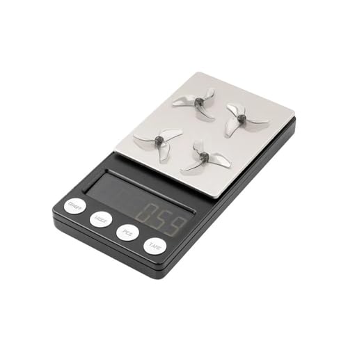Hélice à 3 pales 1207 31mm en polycarbonate transparent pour micro-drone FPV