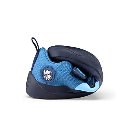 Affenzahn Barfußschuh Baumwolle Lucky Klettverschluss Vegan rutschfest Flexibel Reflektierend für den Sommer in Größe 21-32 Kollektion 2023 Bär - Blau 26 Cover
