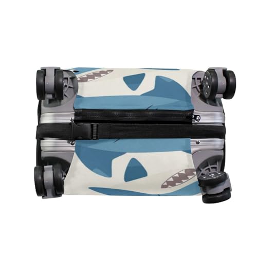 senya Travel Luggage Cover Suitcase Protector Sharks Swimming Washable Baggage Covers Fits 26-28 Inch Luggage4