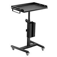 POARMEEY Tattoo Tray Cart Salon Tray with Wheels Rolling Tray Table Station Adjustable Height with Multiple Storage for Tattoo Studio Salon Medical