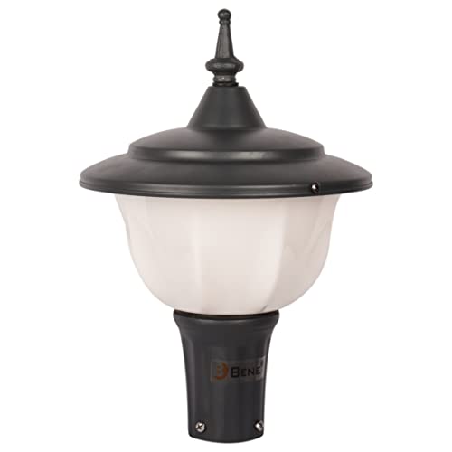 Image of BENE Aluminium Round Adam Garden Light 23 Cm Milky, Grey, Pack of 1 Pc
